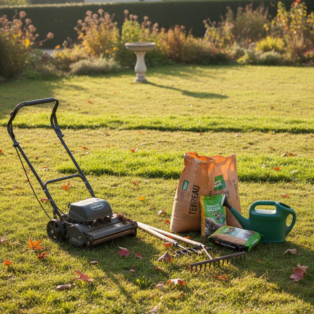 Comment redonner un coup de jeune à une pelouse abîmée ?