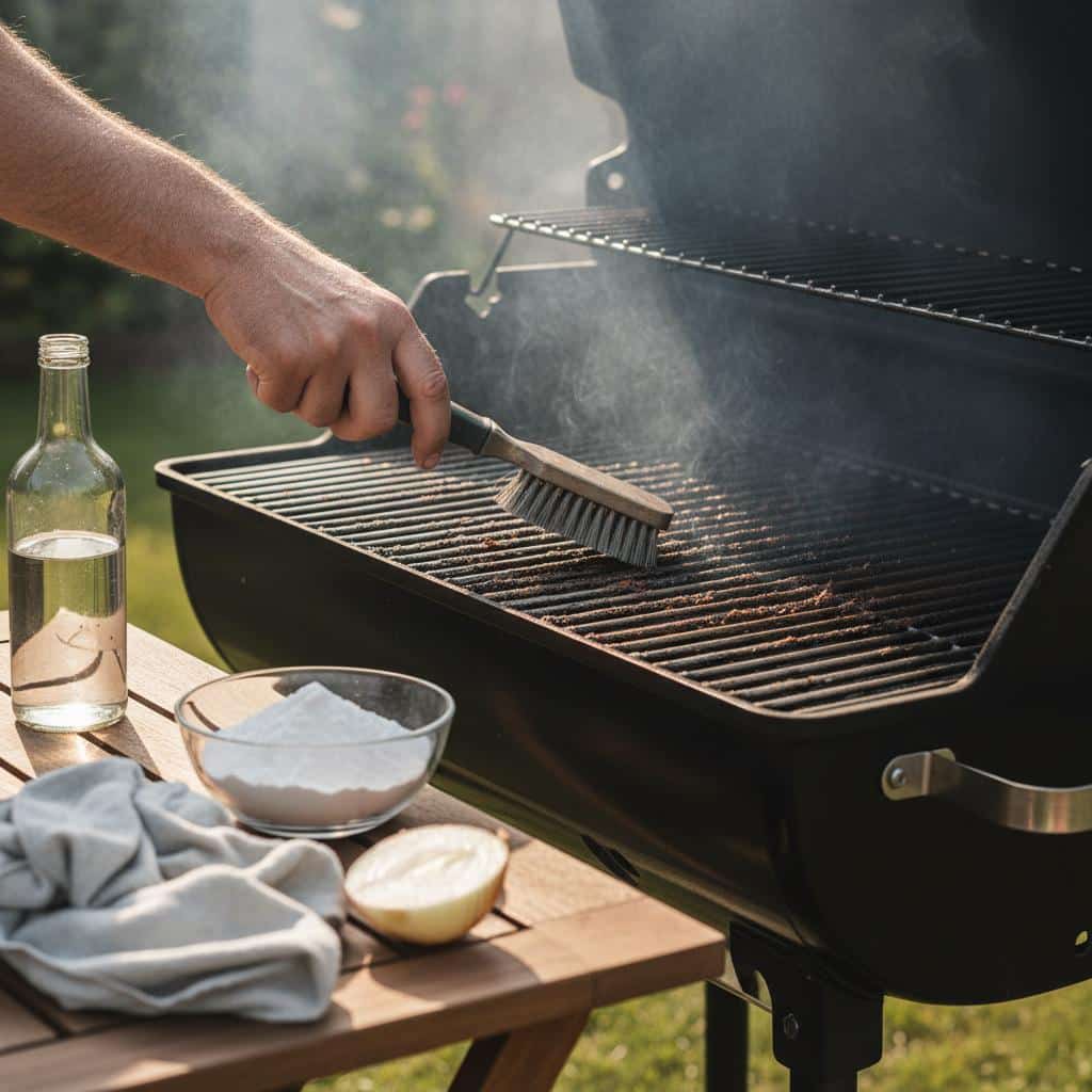 nettoyage barbecue après cuisson
