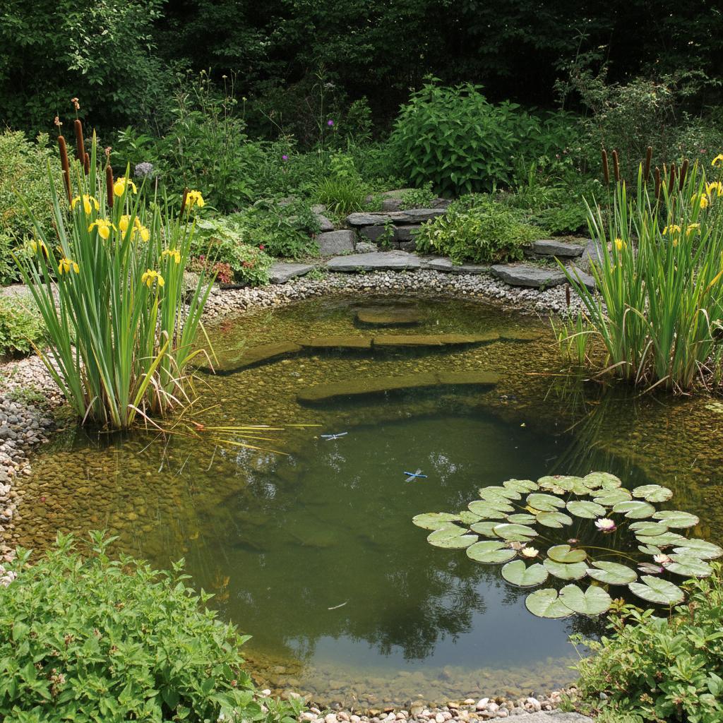 aménager mare naturelle jardin