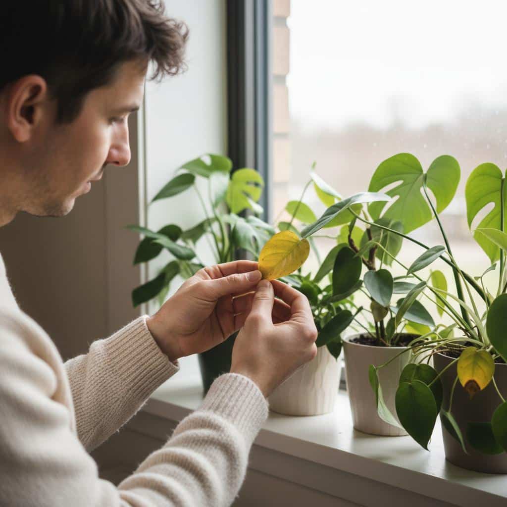 reconnaitre manque exces lumiere plante