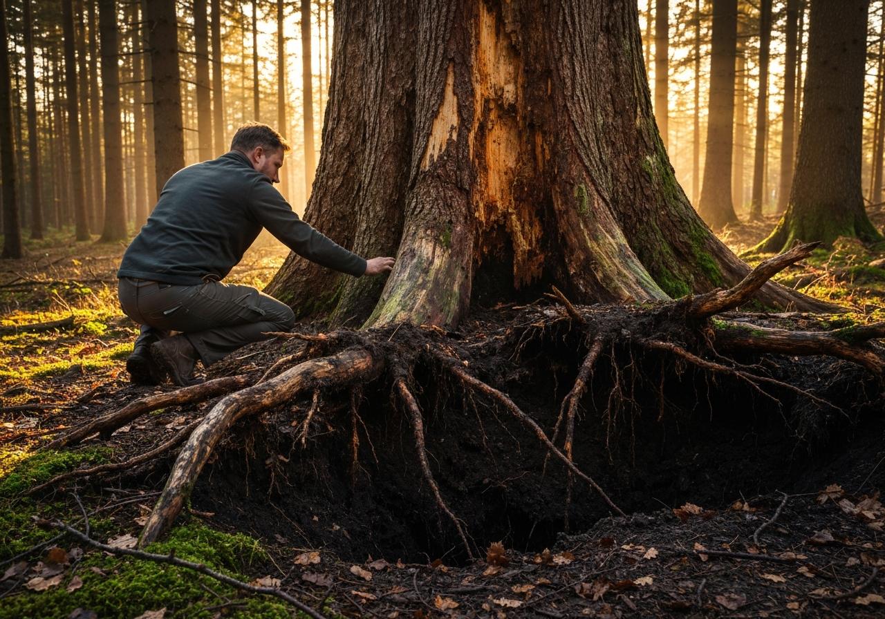 Qu'est-ce qui tue rapidement les racines des arbres ?