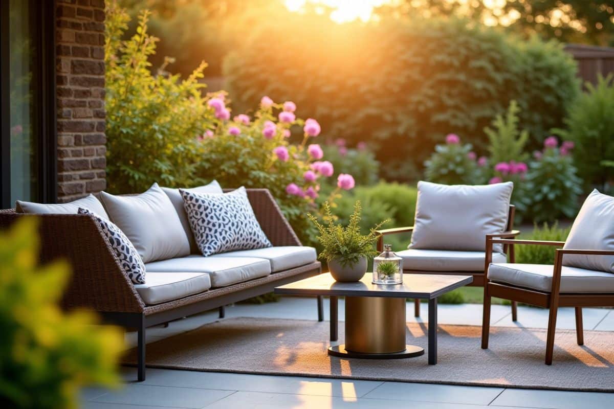 Terrasse chaises de jardin