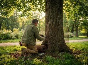 Pourquoi mettre du grillage autour des arbres ?