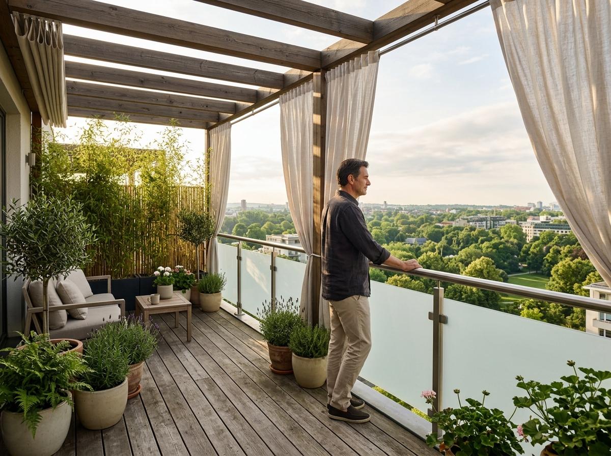 Comment se protéger du vent sur un balcon ?