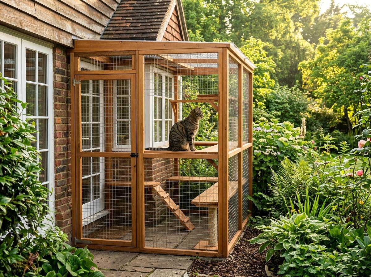 Catio pour chat