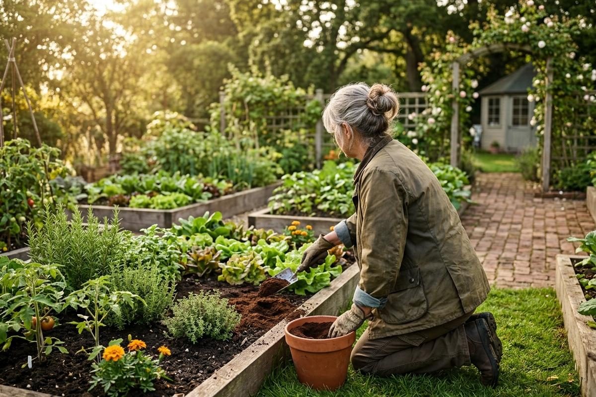 Quand est-il recommandé de mettre du marc de café dans le jardin ?