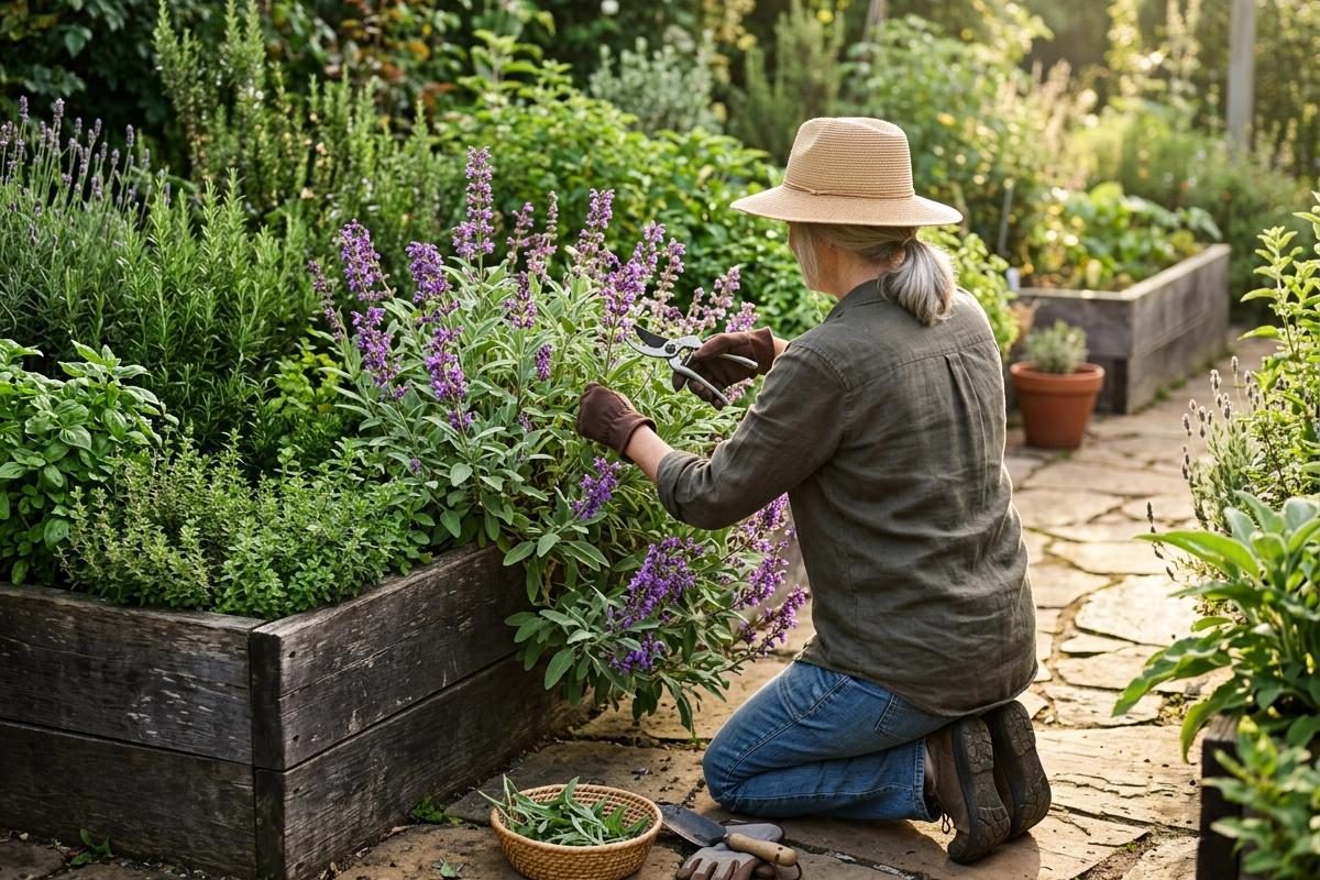 Comment faire refleurir la sauge ?