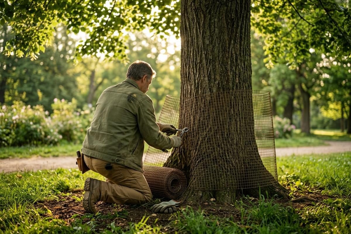 Pourquoi mettre du grillage autour des arbres ?