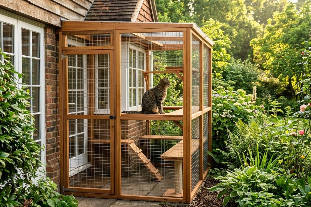 Catio pour chat