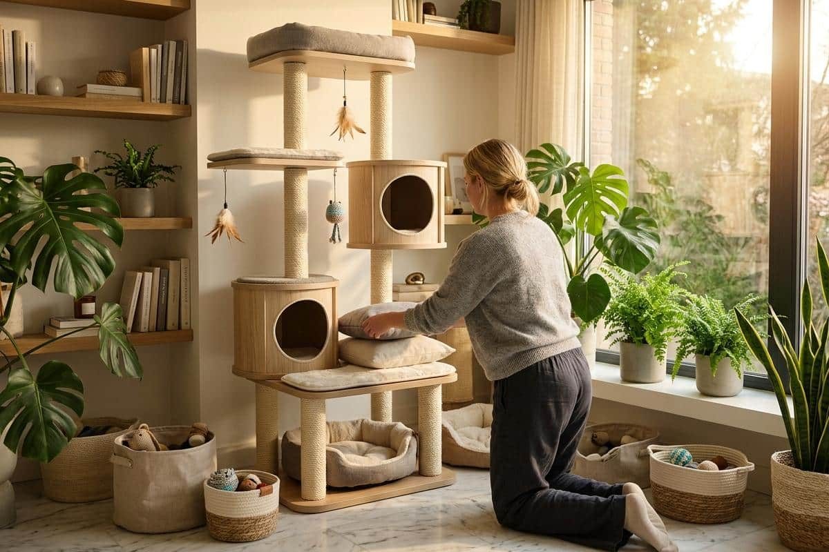 Comment puis-je aménager un espace pour mon chat ?