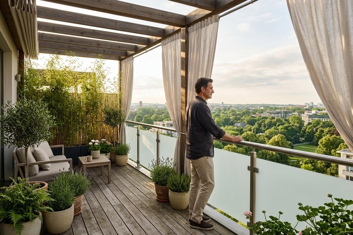 Comment se protéger du vent sur un balcon ?