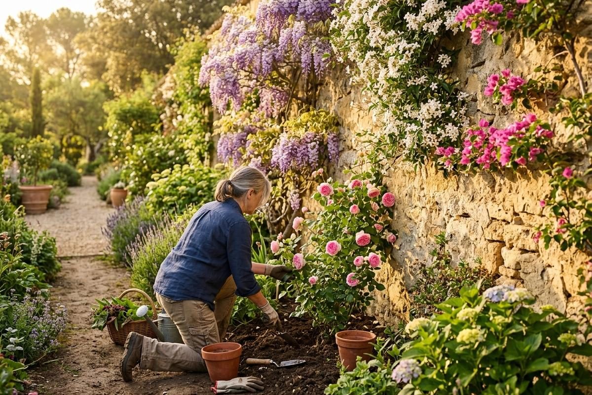 Que planter contre un mur au soleil