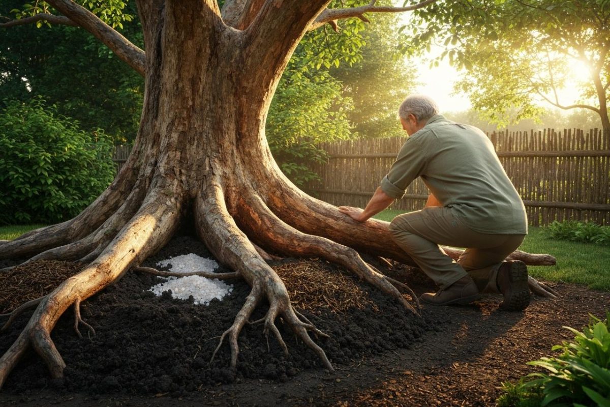 Comment puis-je faire crever un arbre par les racines ?