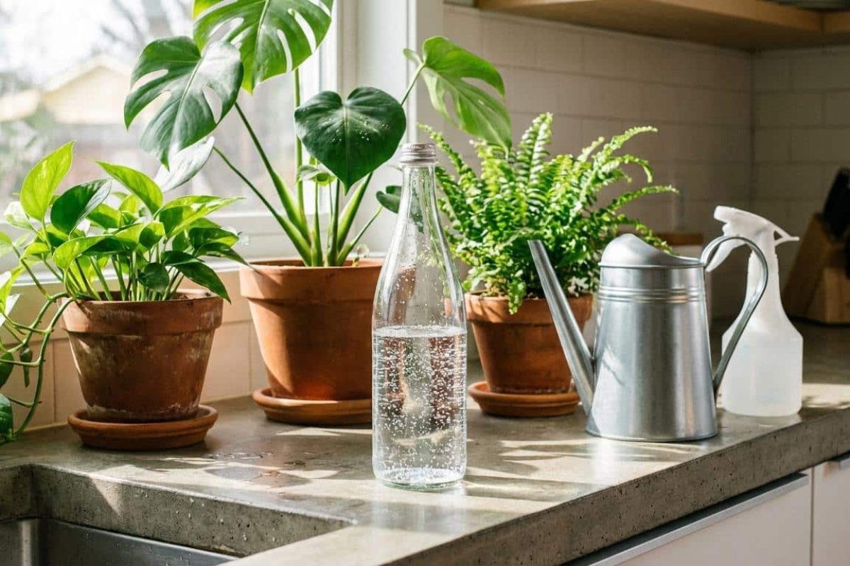 Peut-on arroser les plantes avec de l'eau gazeuse ?