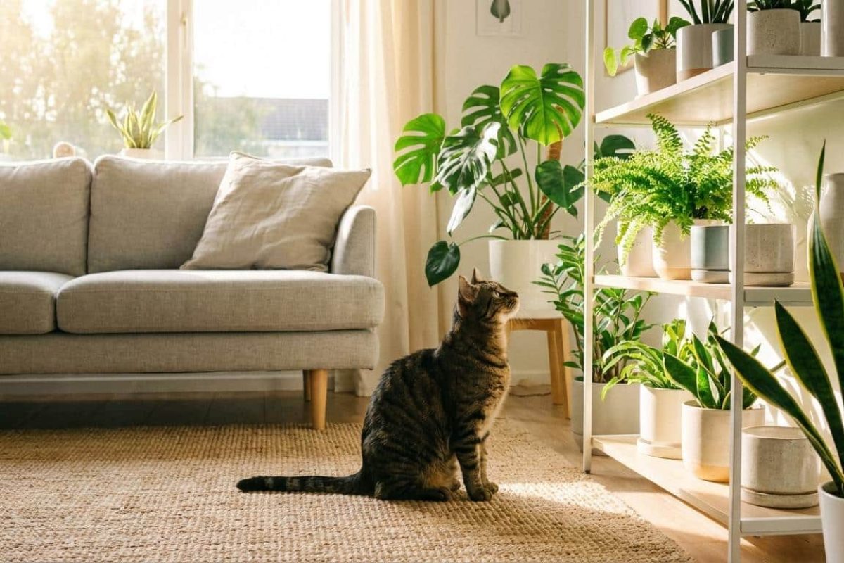 Mon chat mange mes plantes, est-ce dangereux pour lui ?