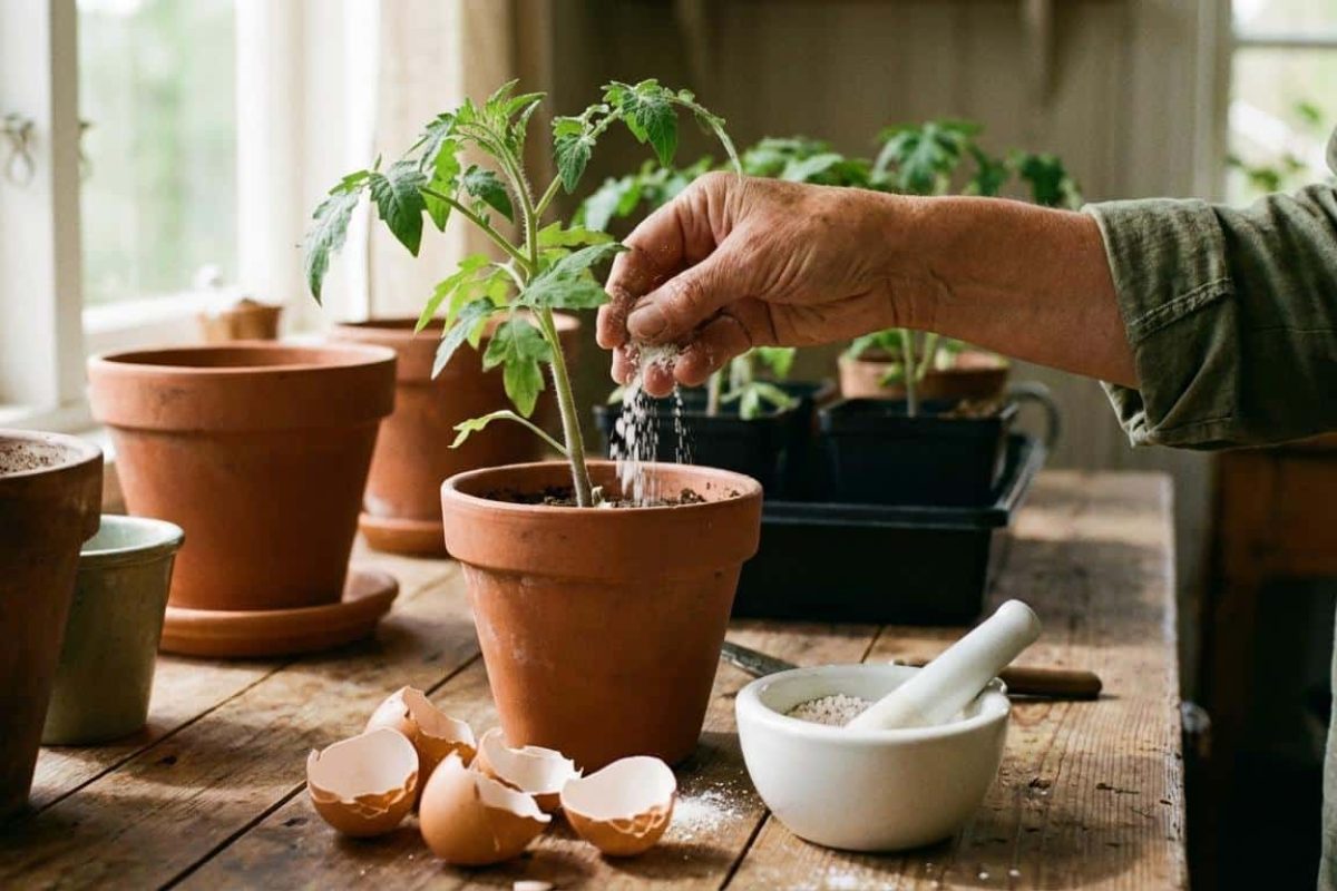 Peut-on mettre des coquilles d'œuf directement dans le pot ?