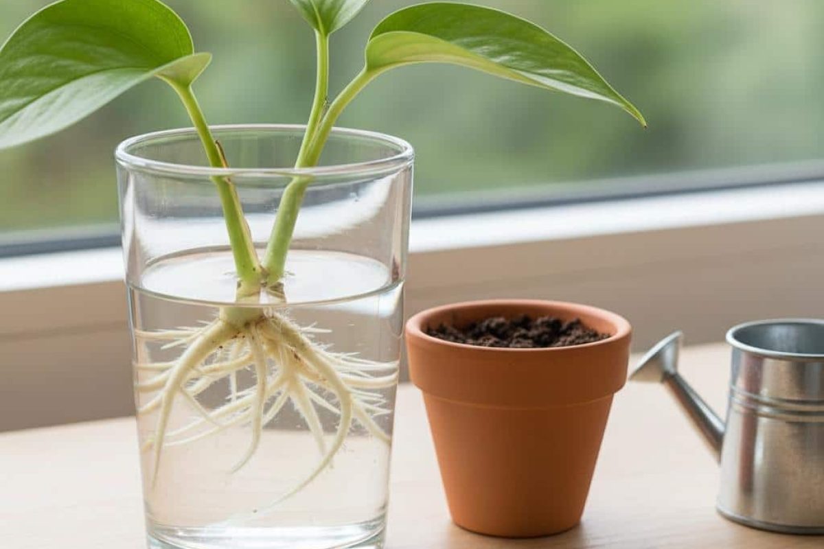 Combien de temps garder une bouture dans l'eau avant de planter ?
