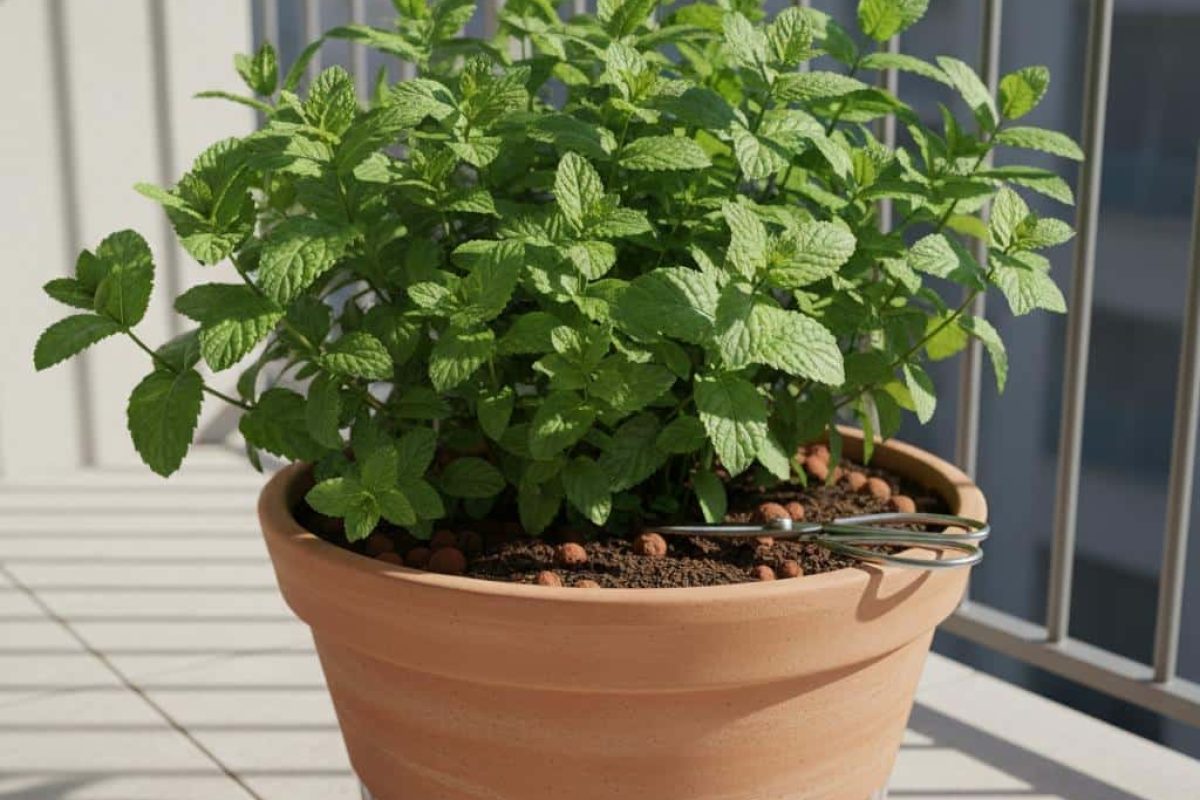 Comment faire pousser de la menthe en pot sur son balcon ?