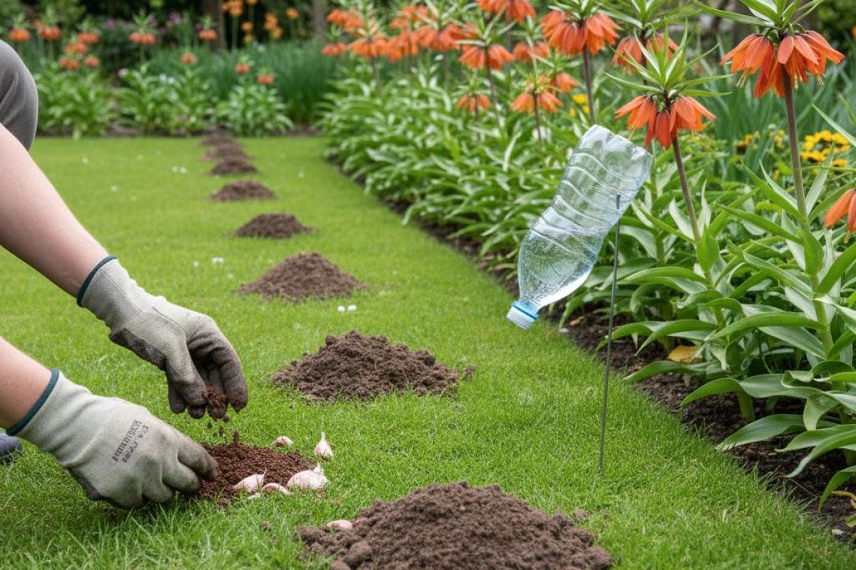 Comment éloigner les taupes du jardin sans les tuer ?