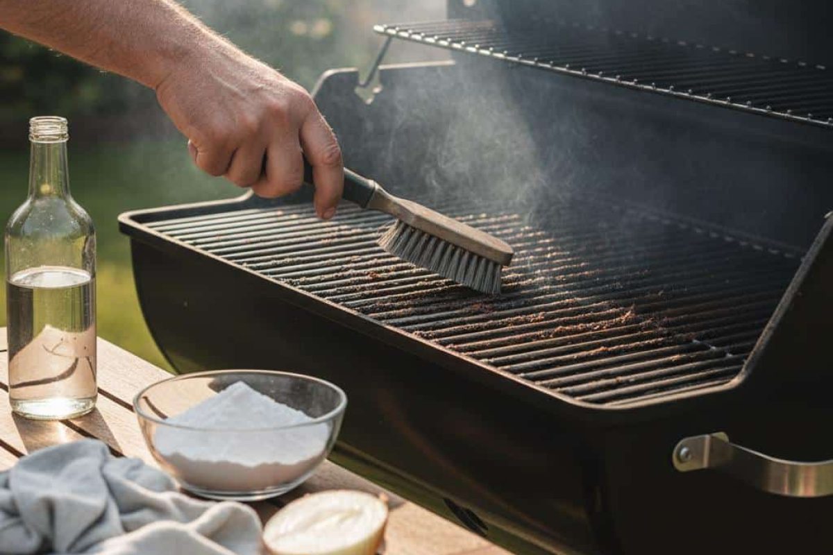 nettoyage barbecue après cuisson