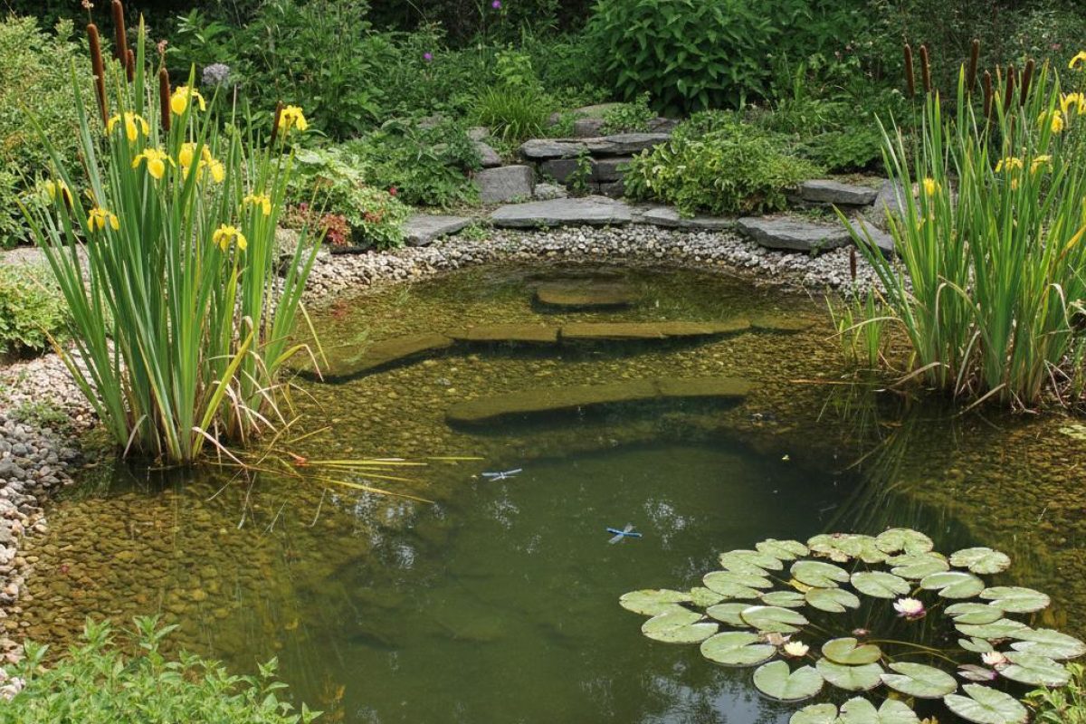 aménager mare naturelle jardin